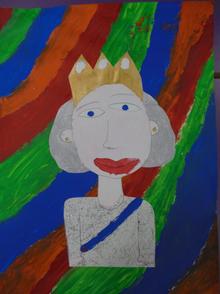 Year 2-Portraits of Queen Elizabeth II | Southwick Community Primary School